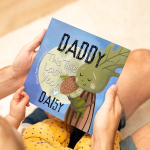 Personalised New Dad Book, First Father's Day Gift, New Daddy Story Book, Gifts for First Time Dad Daddy, To Papa, To Abba, Personalized