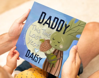 Livre personnalisé pour nouveau papa, premier cadeau de la fête des pères, livre d’histoires pour nouveau papa, cadeaux pour papa pour la première fois, à papa, à Abba, personnalisé