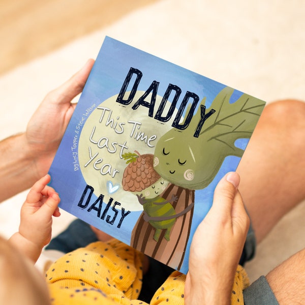 Personalised New Dad Book, First Father's Day Gift, New Daddy Story Book, Gifts for First Time Dad Daddy, To Papa, To Abba, Personalized