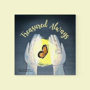 Cadeau de livre de perte de bébé Thinking of you, livre souvenir de famille perte de bébé, cadeau attentionné de fausse couche de mortinaissance, souvenirs précieux