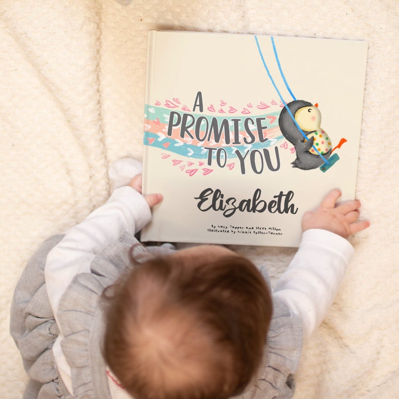Personalised Children's Book, A Promise To You, Baptism Gift, Gift for Godchild, Grandchild, Gift for Niece Nephew, Personalized Story Book 