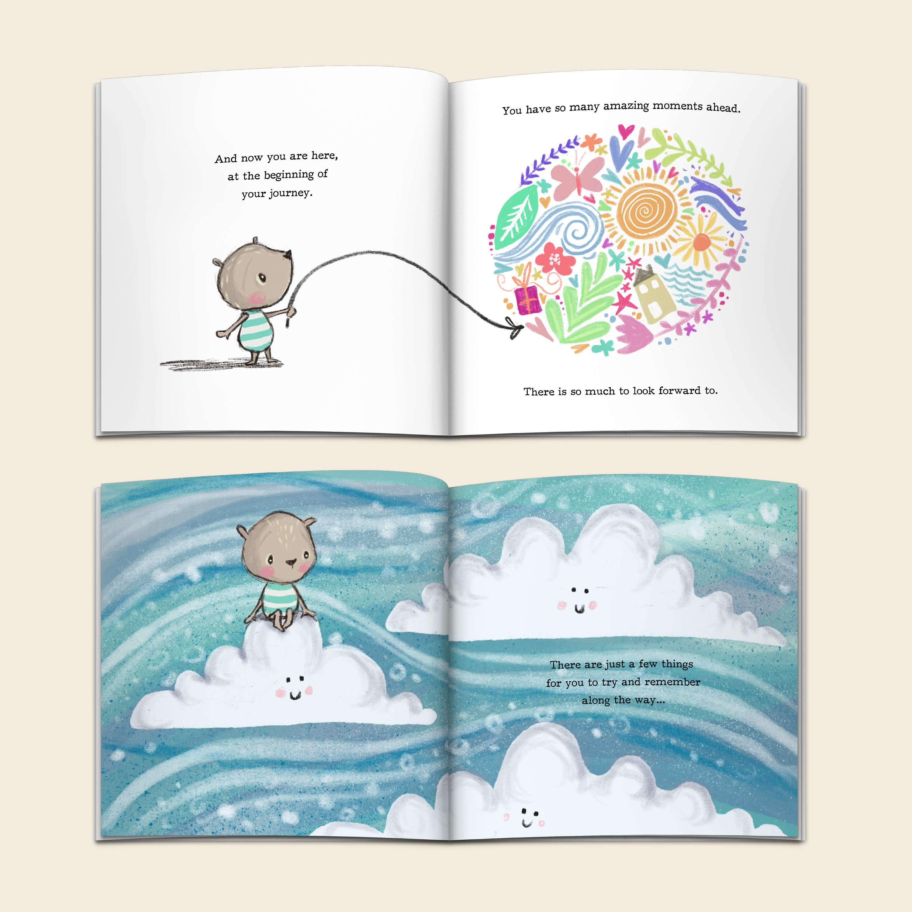 Personalised Baby Shower Book New Baby Story Book Etsy