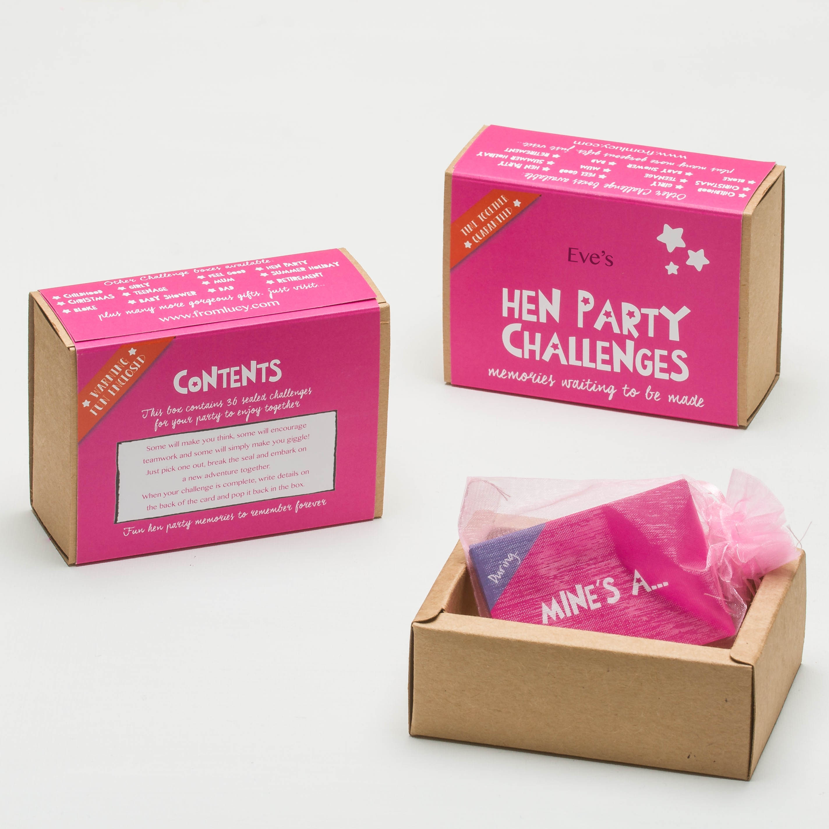 Hen Party Challenges Personalised Gift for Hen Party Etsy