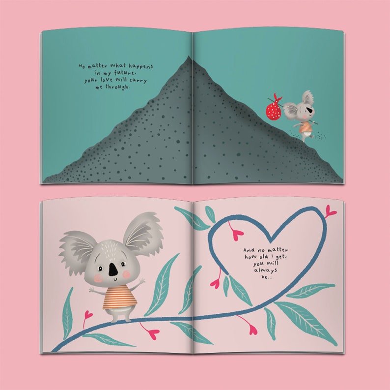 Personalised First Valentine's Day Book for Daddy, Valentine's Gift for Mummy, Baby's First Valentine Gift, Valentine's Day Book image 9