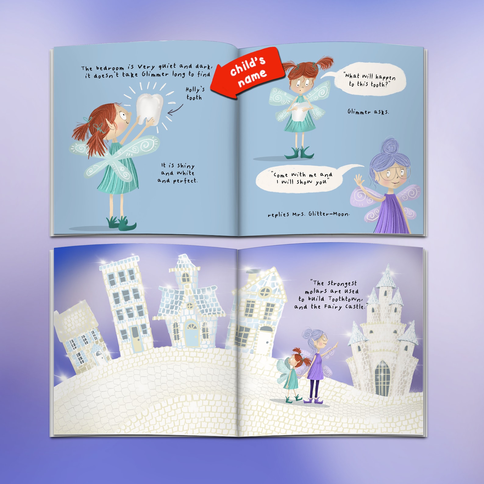 Personalised Tooth Fairy Story Book Children's Tooth Etsy