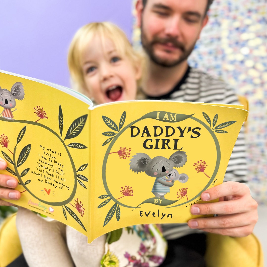 Personalised 'why I'm Daddy's Boy/girl' New Dad Book, First Father's Day  Gift, First Time Dad Gift, First Father's Day Book From a Baby 