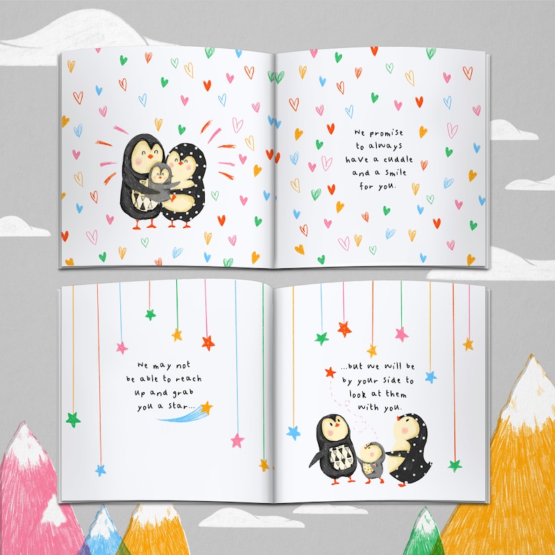 Personalised Children's Book, A Promise To You, Baptism Gift, Gift for Godchild, Grandchild, Gift for Niece Nephew, Personalized Story Book image 6