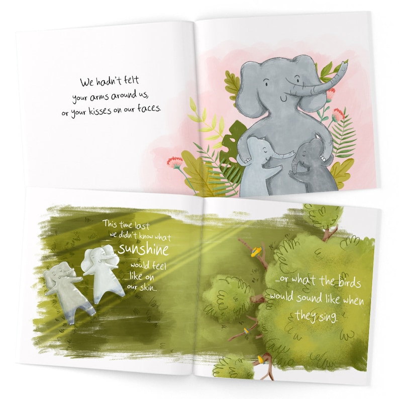 Personalised First Mother's Day Story Book for Twins New Mum Gift image 5