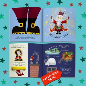 Personalised Christmas Eve Book, Christmas Eve Box Filler Gift, Christmas Eve Story Book for Children, Christmas Stocking Filler image 5