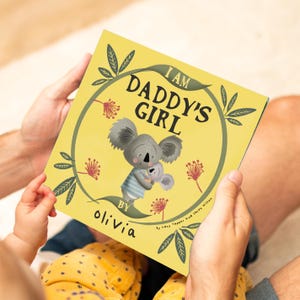 Gift for daddy, dad gift, new dad book, first time daddy gift, Father&#39;s Day Book from Baby, Personalised  New Dad Boy/Girl Book