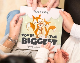 You're The Biggest Personalised Children's Book, Multiple Siblings, Baby Brother Sister, Big Brother, Big Sister, Older Sibling Book