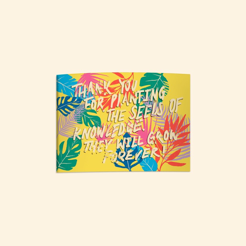 Personalised Thank You Teacher Mini Book Teacher Teaching - Etsy UK