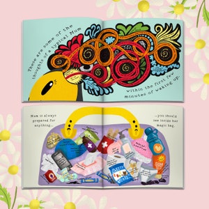 EUROPÄISCHE KUNDEN, personalisiertes 'Meine Mama' Buch für Mutter, Muttertagsgeschenke, Geburtstagsgeschenke für Mama, Geschenke von den Kindern Bild 6