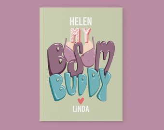 Big Boob Book, Bosom Buddy Funny Tongue-in-Cheek Humour Book, Big Breast Novelty Gift, Birthday Book for Best Friend, Big Boobs