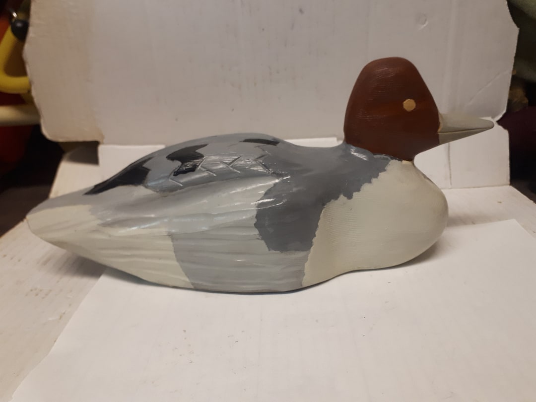 Hand Carved Duck, Duck Decoy - Etsy Canada