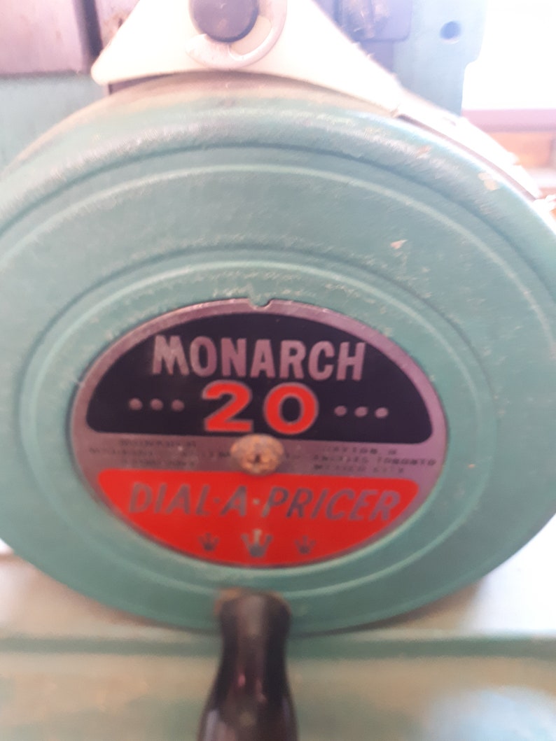Price R Machine Monarch 20 Dial A Pricer, Vintage Label Maker - Etsy