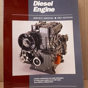 Small Diesel Engine Service Manual, Shop Manual, How to Books