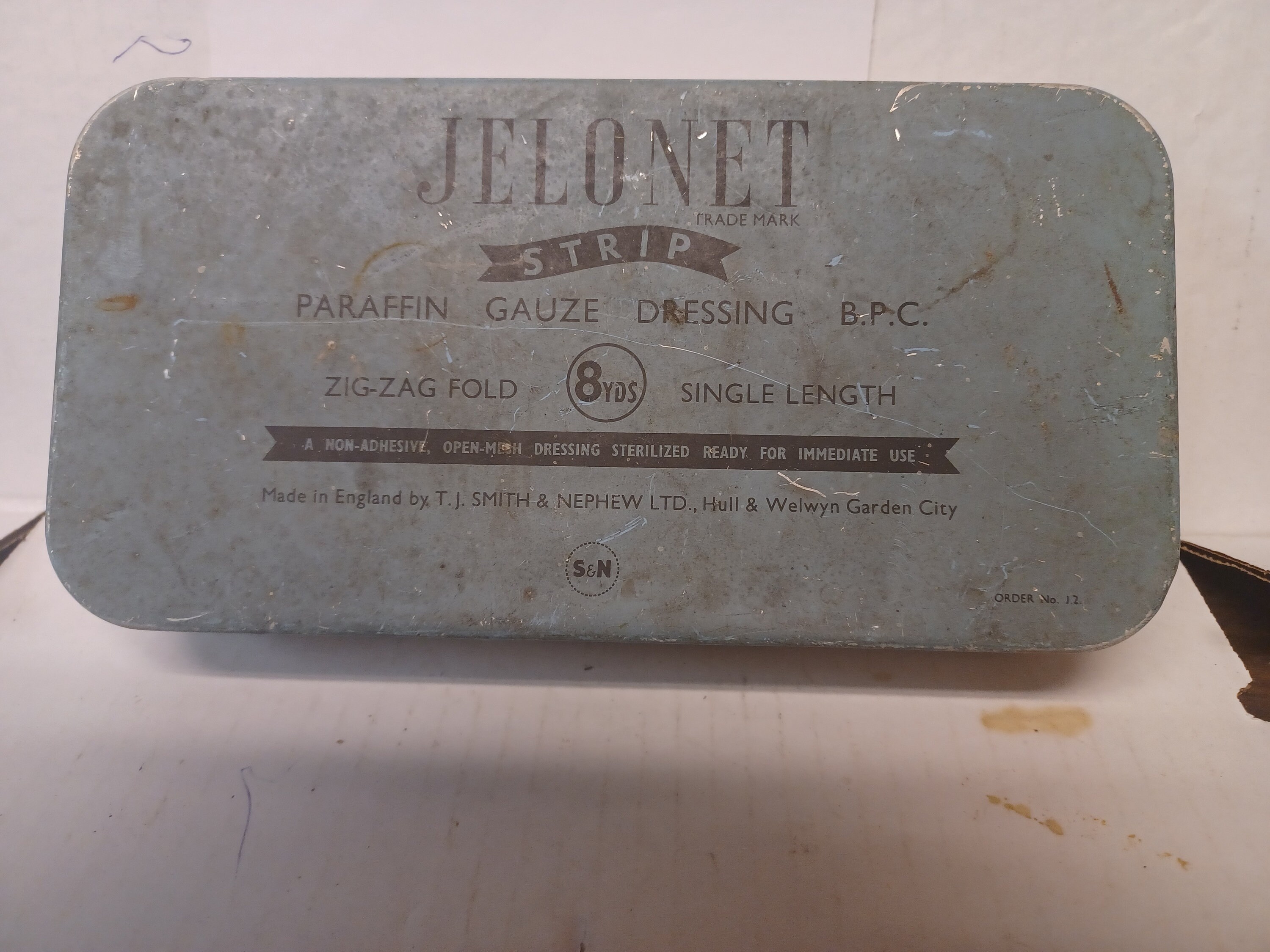 Gauze Dressing Tin Etsy