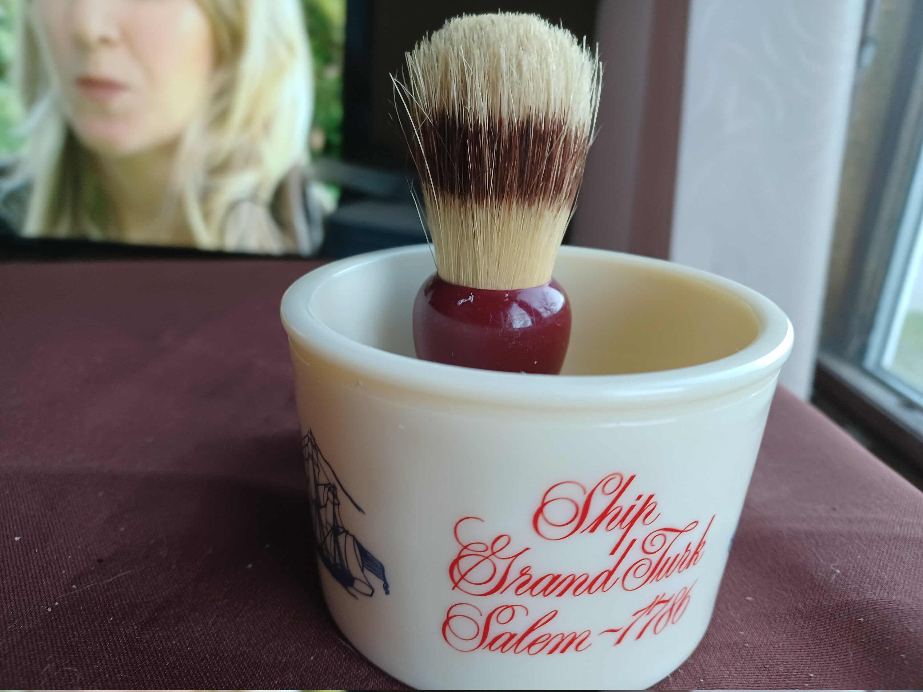 Vintage Old Spice Shaving Mug and Shaving Brush Etsy