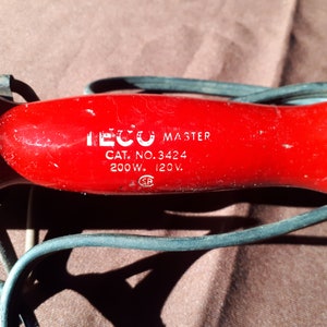 Vintage Teco Master Soldering Iron and Stand