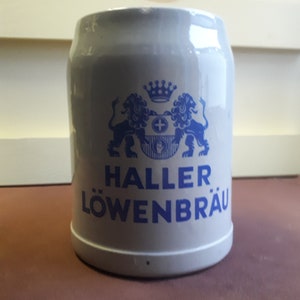 Haller Lowenbrau Bier Stein