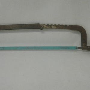 Anfang 1900 verstellbar Metallsäge, Jahrgang Metall schneiden Säge
