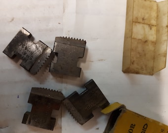 Sats med Ridgid-rörgänggängor för gänghuvuden