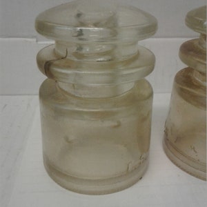 Hemingray 2-56 Glass Insulators, Railway glass insulators, telegraph line insulators