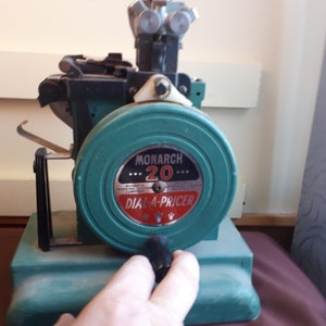 Monarch 20 Dial A Pricer, vintage label maker