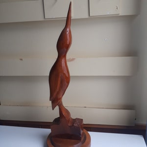 Hand Carved Shorebird #2