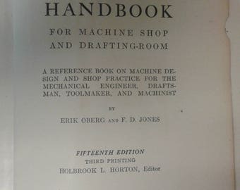Machinery's Handbook For Machine Shop and Drafting Room 1956