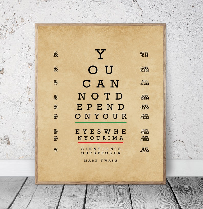 Printable Eye Chart 20 15