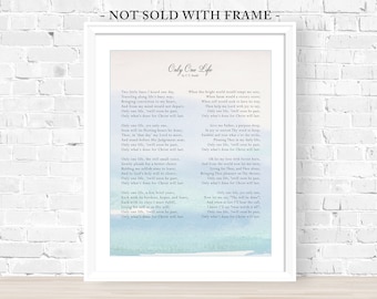 One Solitary Life Print - Etsy