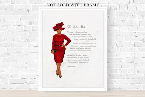 African American First Lady Poem Print, Pastor's Wife Gift (5x7 & 8x10  Unframed) - Etsy