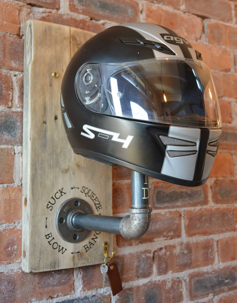 Motorbike Motorcycle helmet storage rack. For 1 helmet. | Etsy