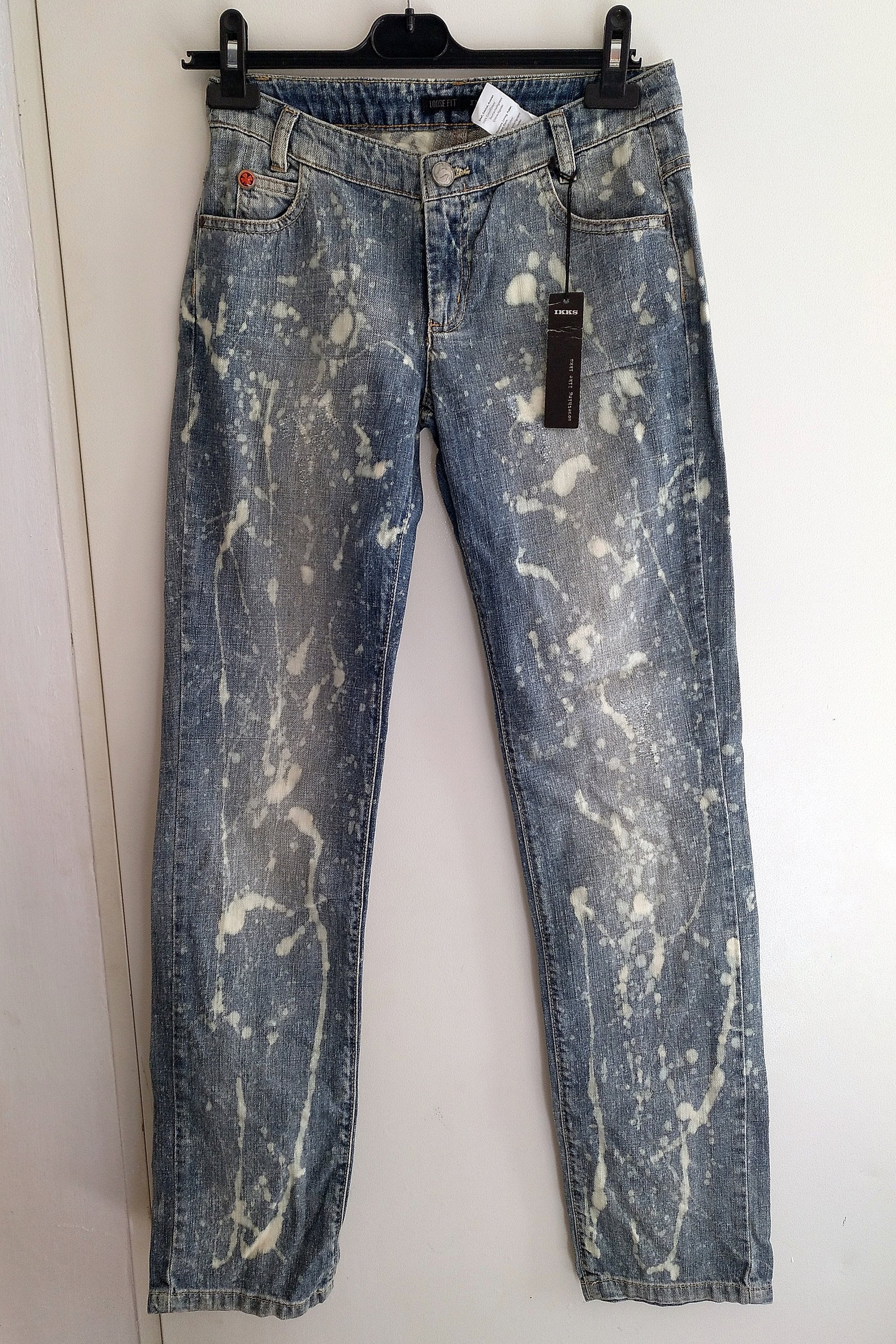 Tie Dye Jeans IKKS LIMITED EDITION Vintage Reworked Jeans - Etsy