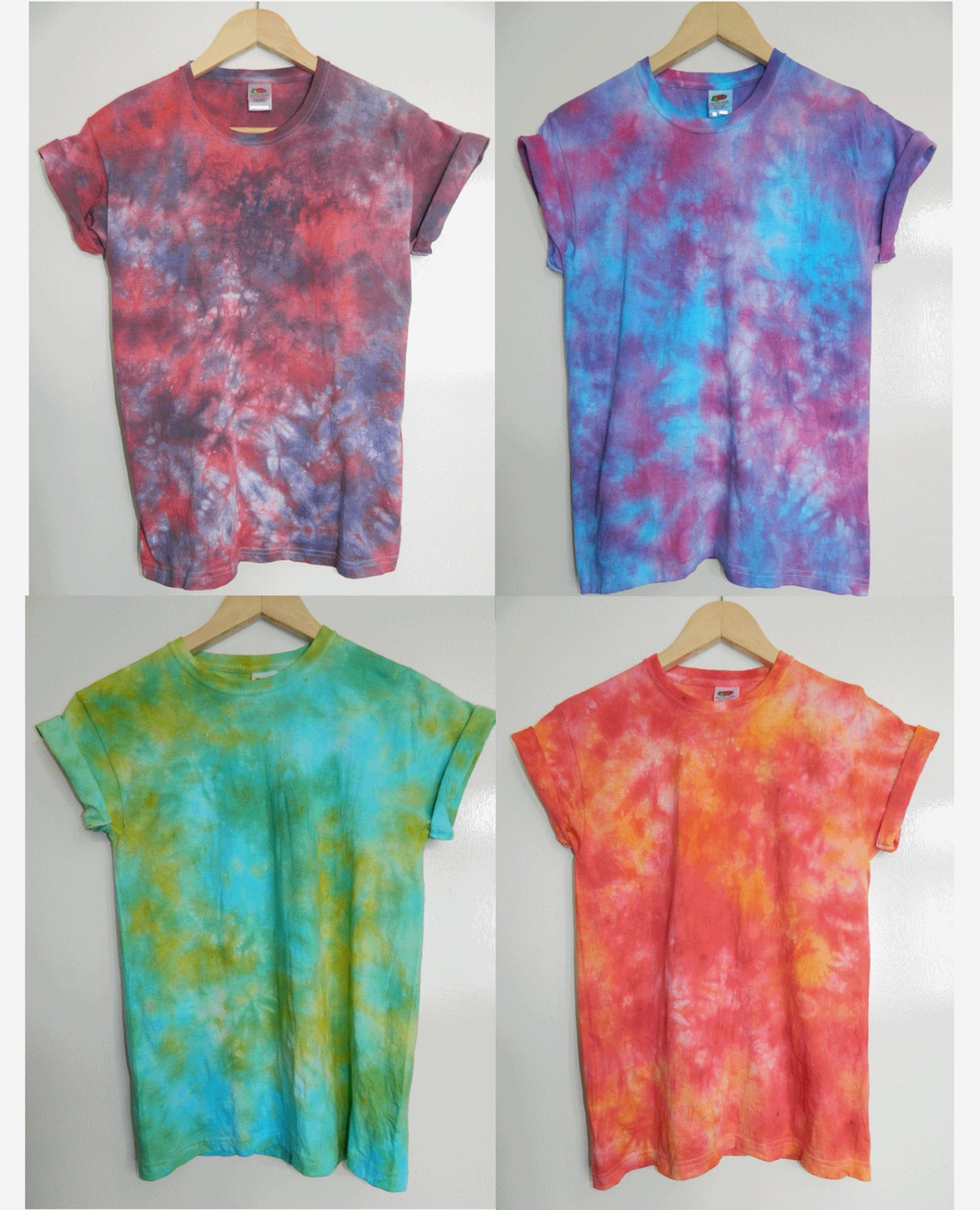 Tie Dye T Shirt Acid Wash Tshirt Hipster 90s Festival Indie Etsy UK