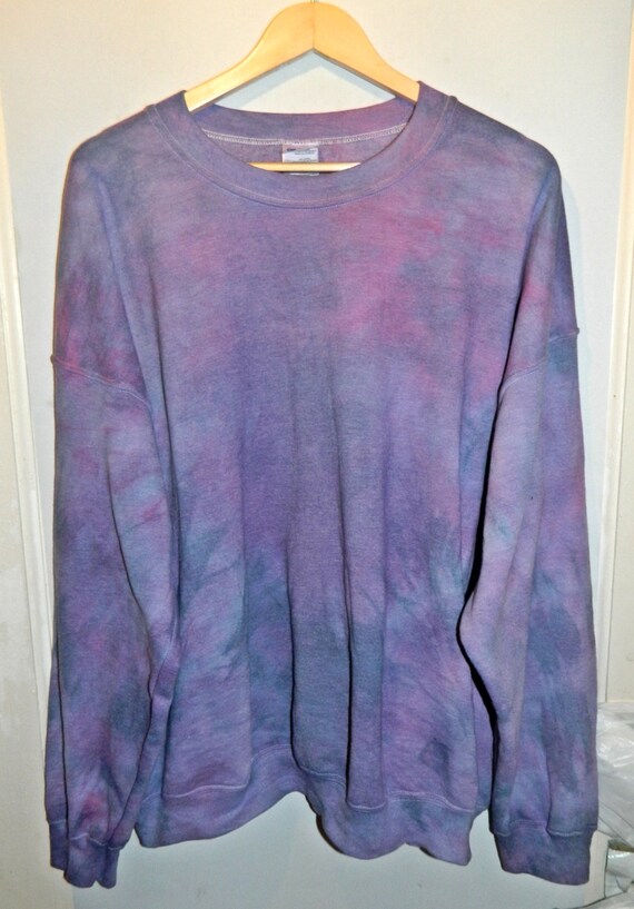 Tie Dye Sweatshirt Acid Wash Sweater Grunge Hipster Retro | Etsy