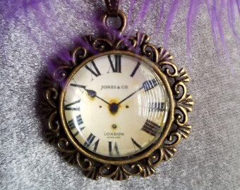 Clock Face Necklace/Pendant