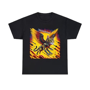 Judas Priest fans! Screaming for Vengeance kitty cat graphic tee!