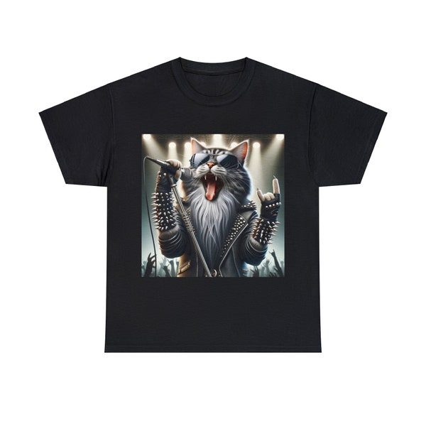 Rob Halford Judas Priest kitty cat singer Halford current look tee!