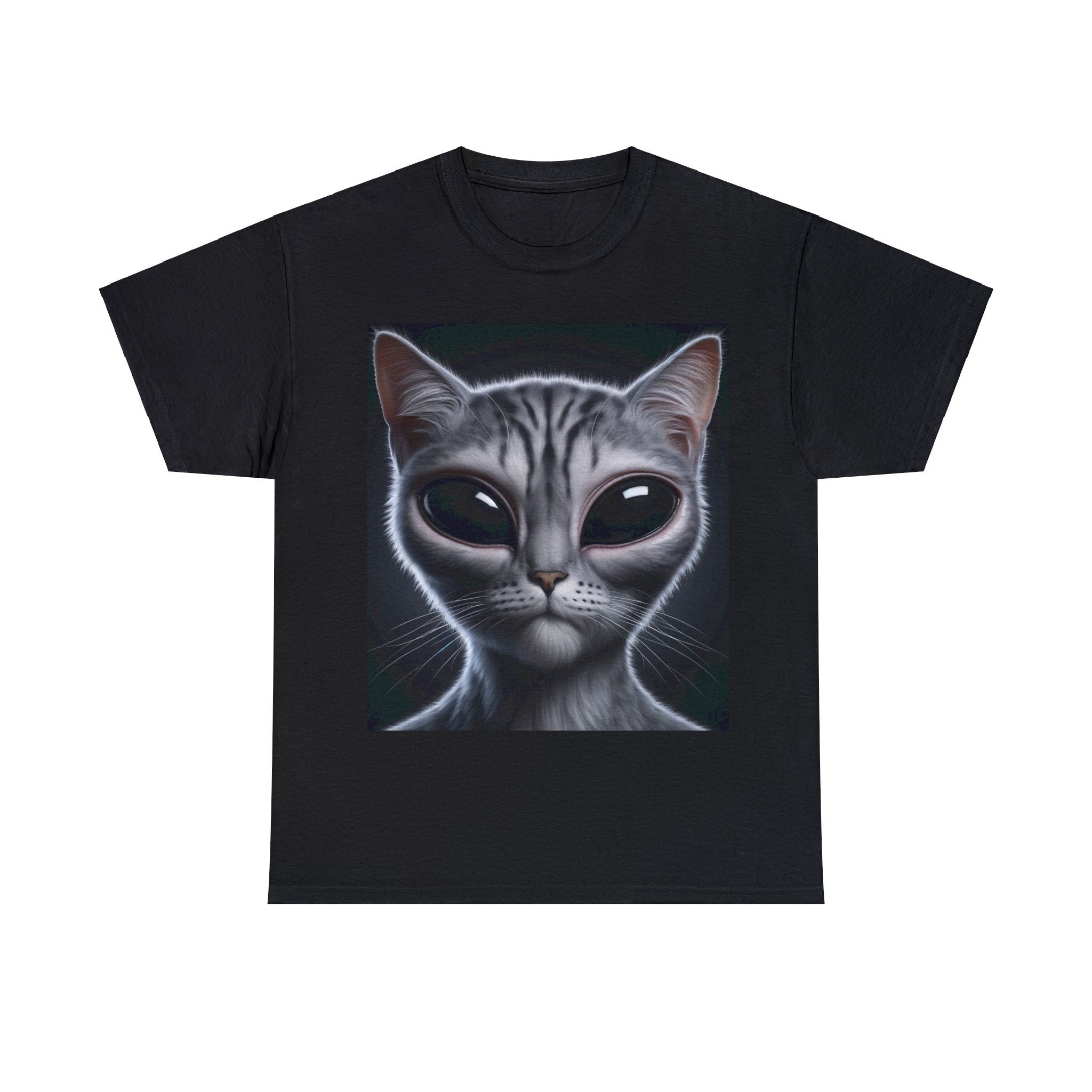 Alien Cat! Cats are Aliens! Extraterrestrial Kitty Cat graphic tee!