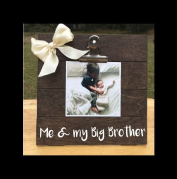 Me And My Big Brother Siblings New Baby Birth Announcement Image 0