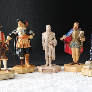 Rare Set Sebastian Miniatures - PW Baston - Decatur - Stuyvesant - Hudson - Verrazzano - LaGuardia - Museum Collection New York City