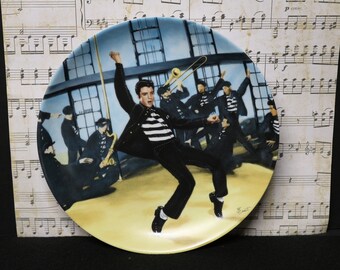 1989 ~ Elvis Presley Plate ~ Jailhouse Rock