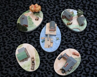 Sebastian Miniatures Figurines - Spirit of America Collection – 5 Piece Lot