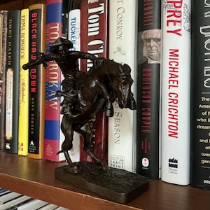 Remington Bronco Buster - Bronze Statue - Franklin Mint - American Western Art