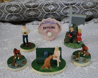 Sebastian Miniatures Lot – Stacy's Museum, Jimmy Fund Figurines