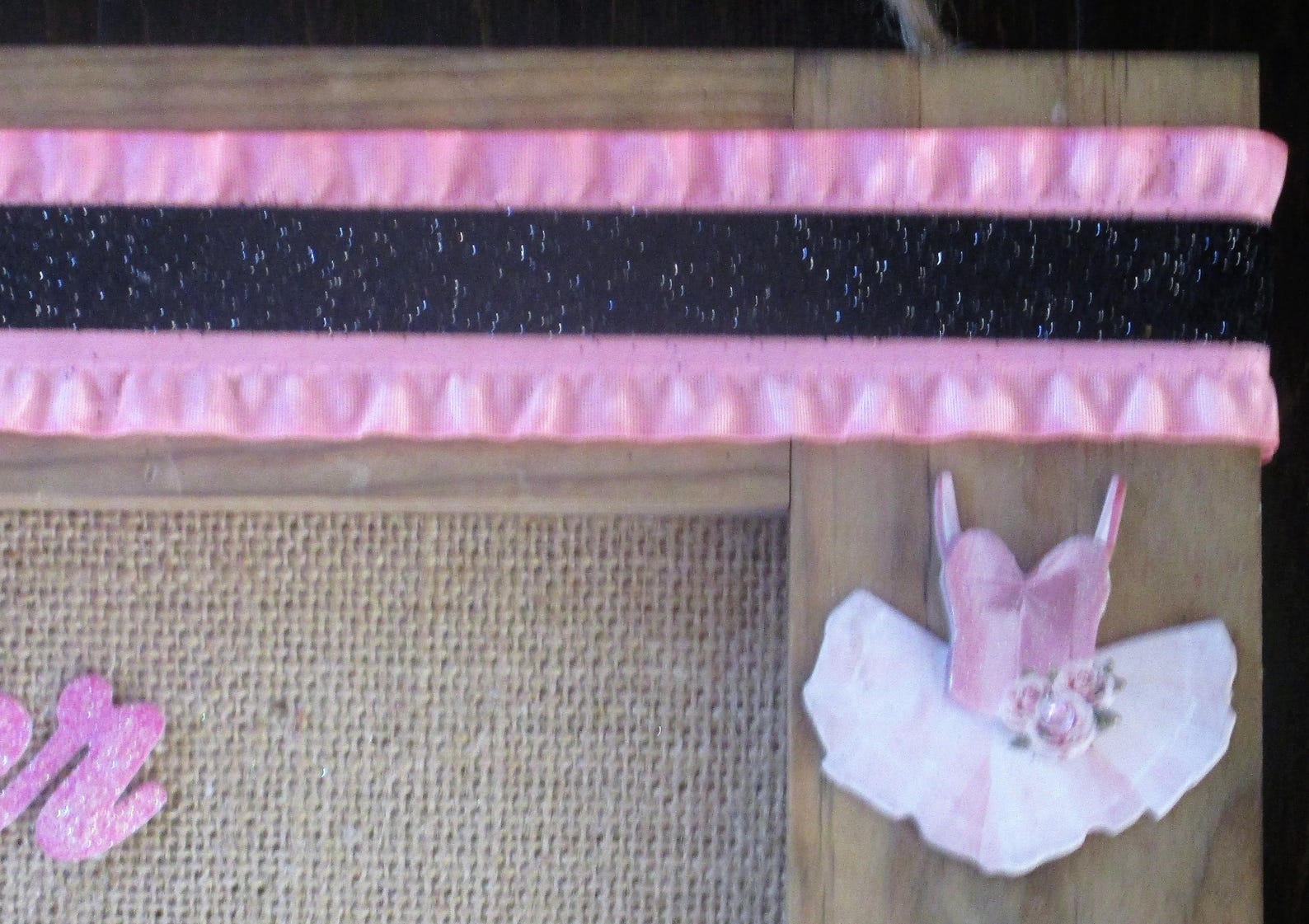 ballerina gift, ballet shoes, girl bulletin board, ballet wall decor, girl room decor, dance wall decor, ballet bulletin board,
