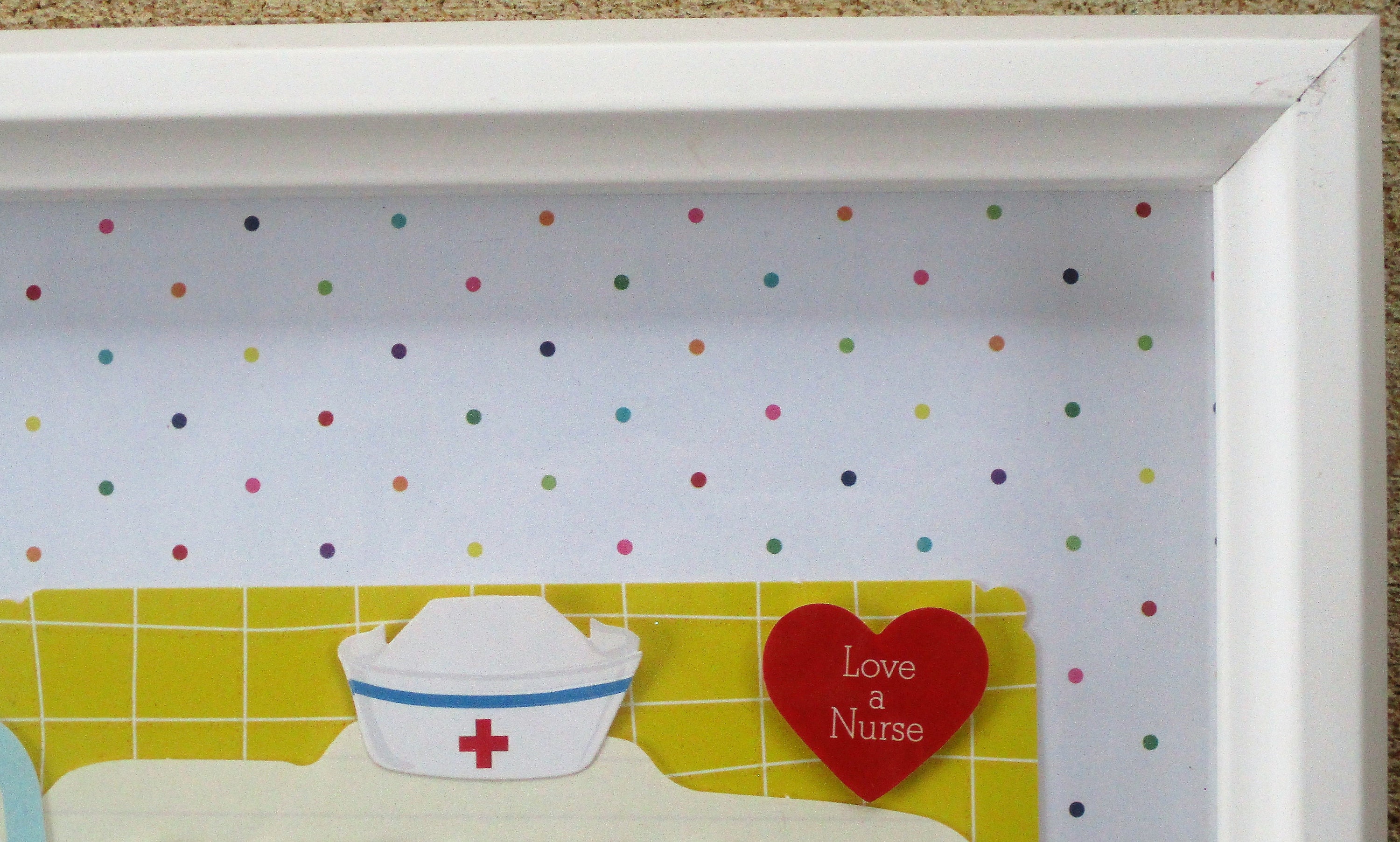 Nurses Day 2024, Love a Nurse, Nurse Gift, Nurse Shadowbox, Mickey